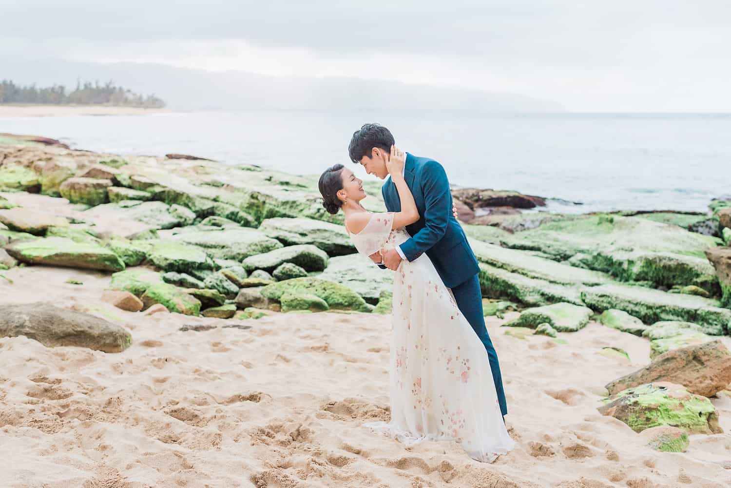 papailoa beach elopement