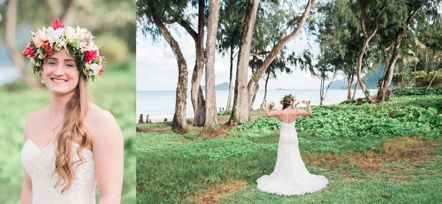 Kristal Sean - Waimanalo Bay Beach Elopement on Oahu