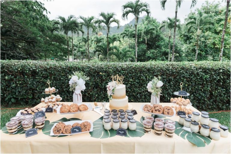 Moli I Gardens Wedding Kualoa Ranch Jackie David