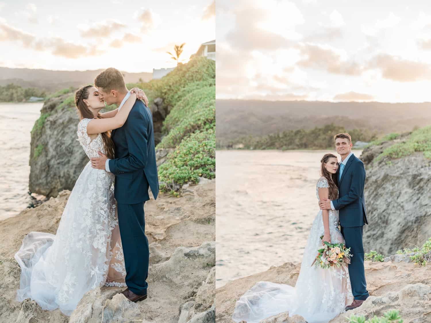 adventure wedding in hawaii oahu photographer