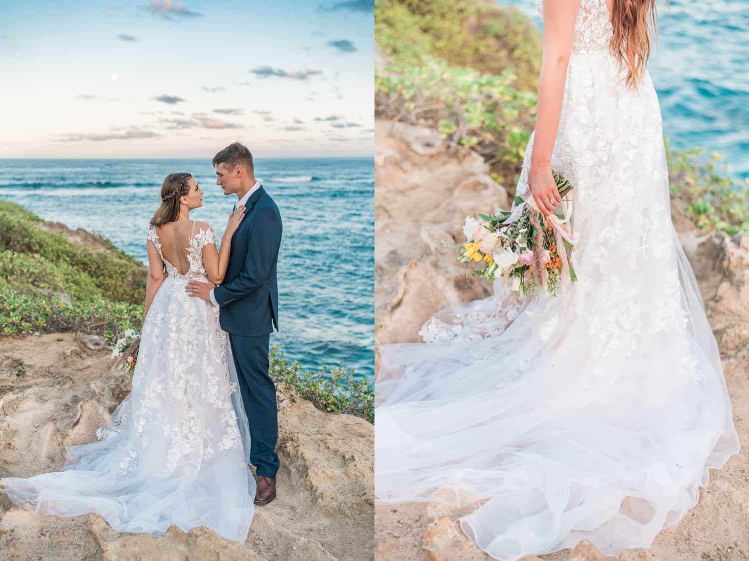 laie point photographer oahu elopement