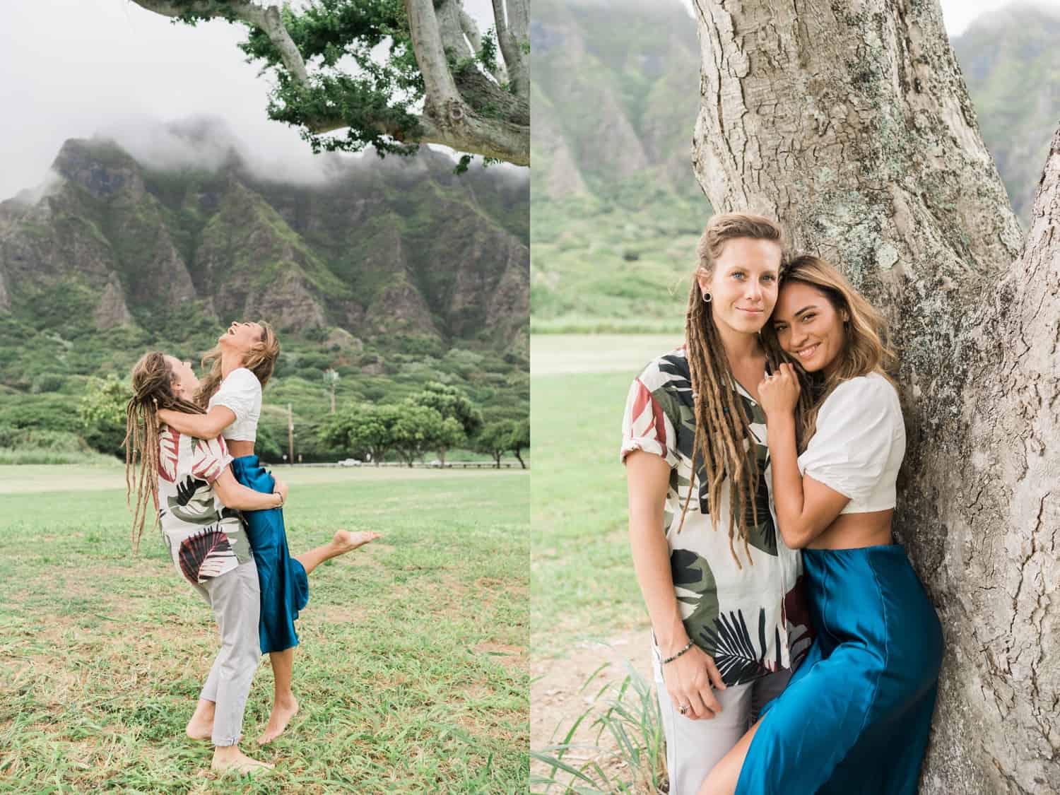 oahu lgbt engagement photographer kualoa