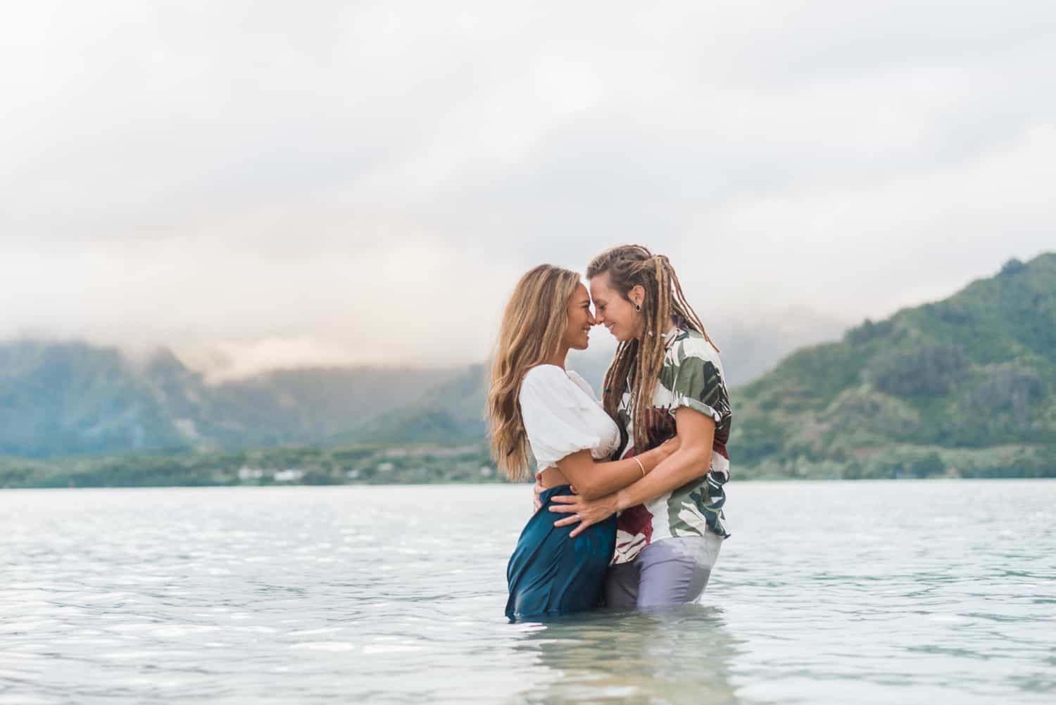 oahu lgbt engagement photographer hawaii gay photography