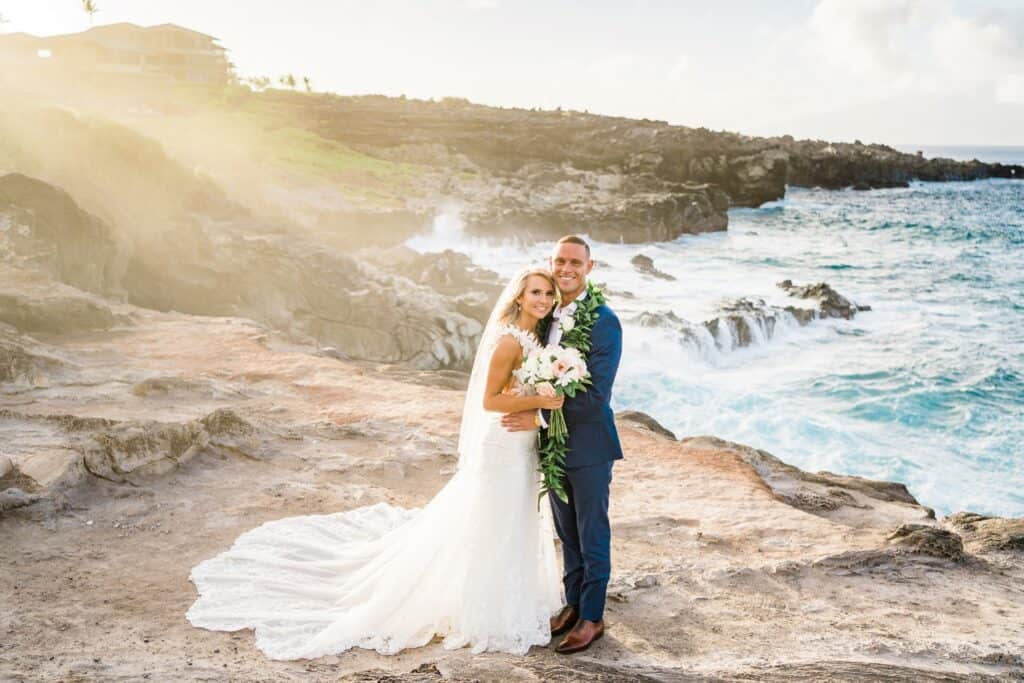 wedding elopement at ironwoods beach maui