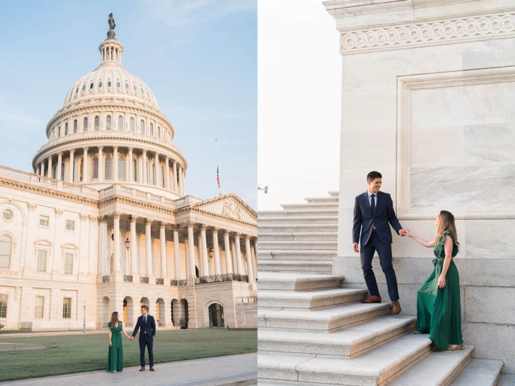 the capital engagement photography washington dc