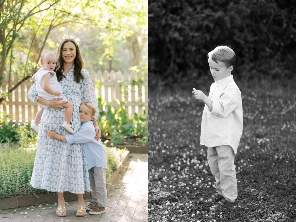 historic oak view county park family photoshoot in raleigh with photographer Rae Marshall