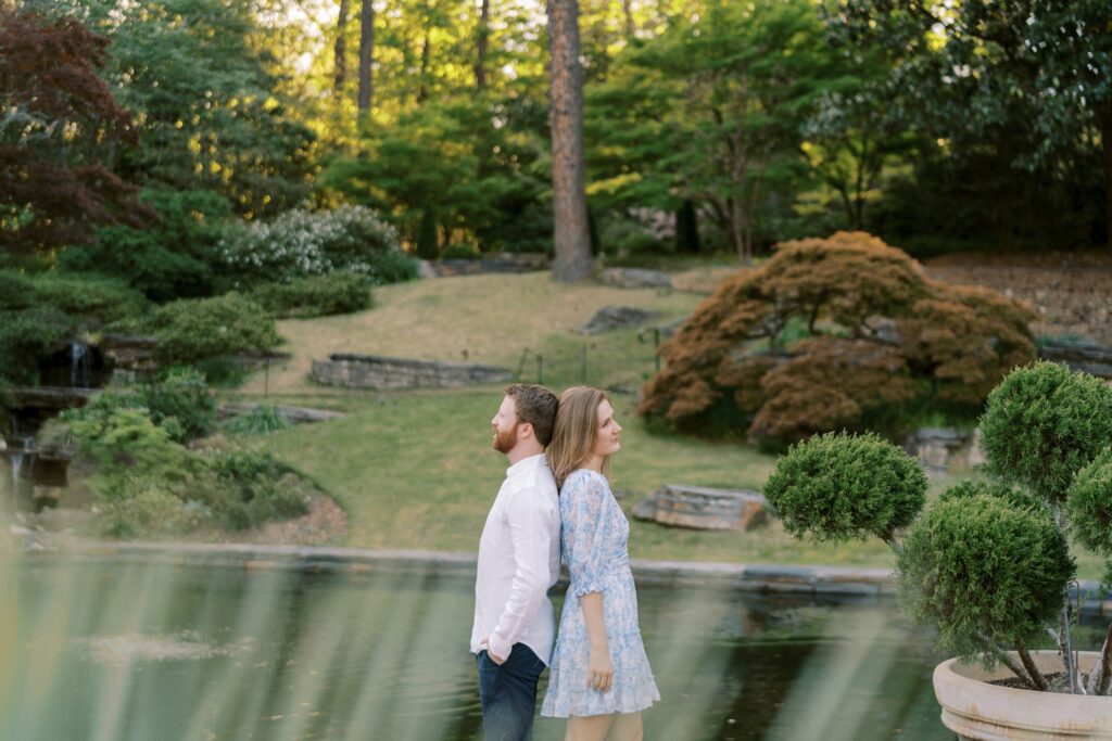 duke gardens engagement photography rae marshall