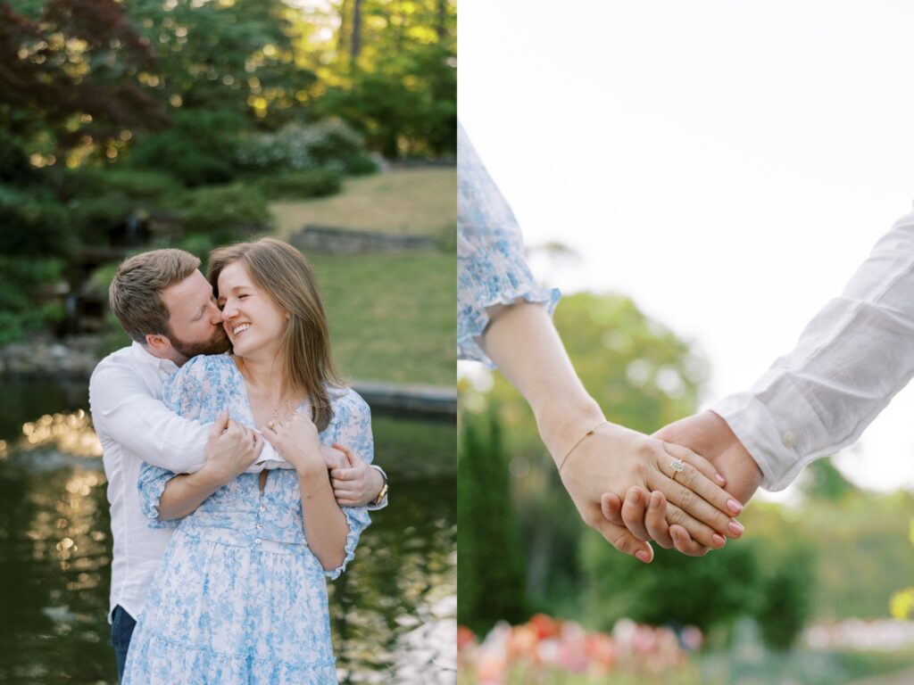 duke gardens engagement photography rae marshall