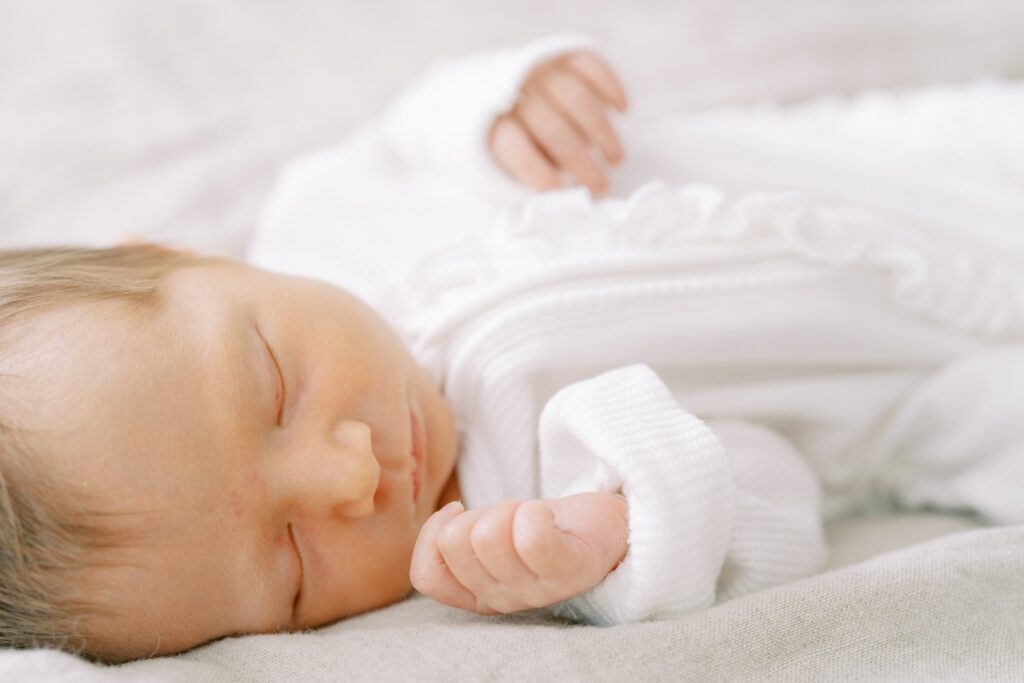 raleigh newborn photographer in home chapel hill