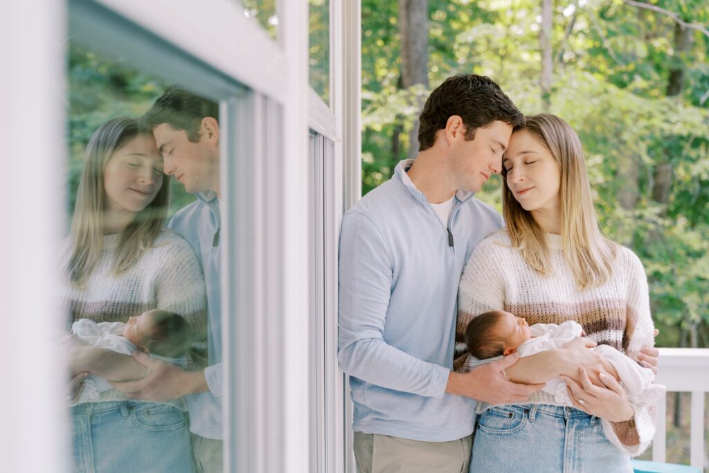 raleigh newborn photographer in home chapel hill