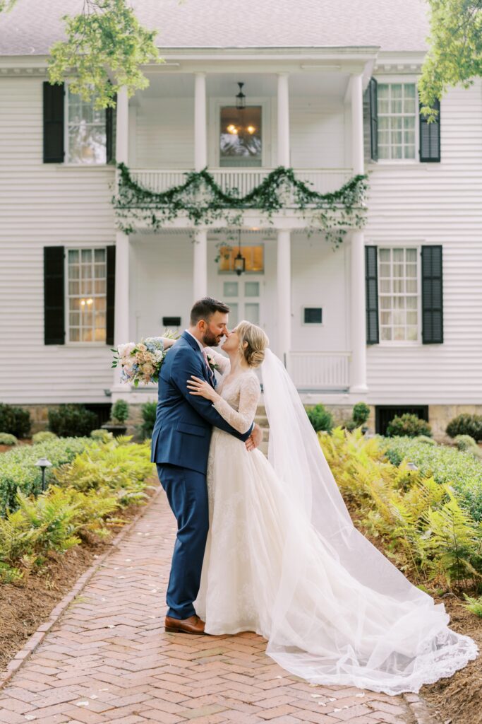 haywood hall wedding raleigh - bride and groom by rae marshall photography