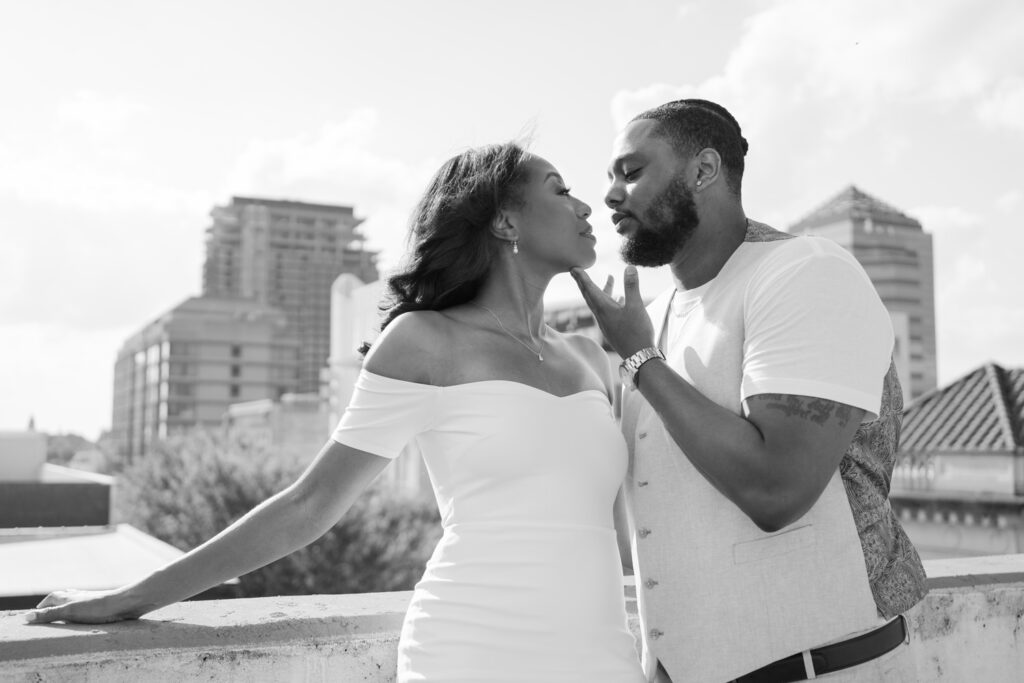 downtown durham engagement session by photographer Rae Marshall in Raleigh, NC 